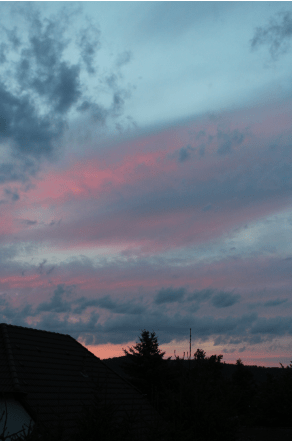 Sonnenuntergang Pößneck
