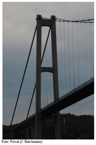 Brücke die Orte verbindet